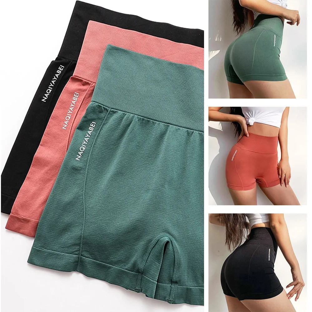 LOOZYKIT High Waist Seamless Yoga Shorts