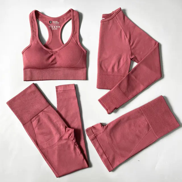 Illumino360 2/3/4PCS Seamless Women Yoga Set