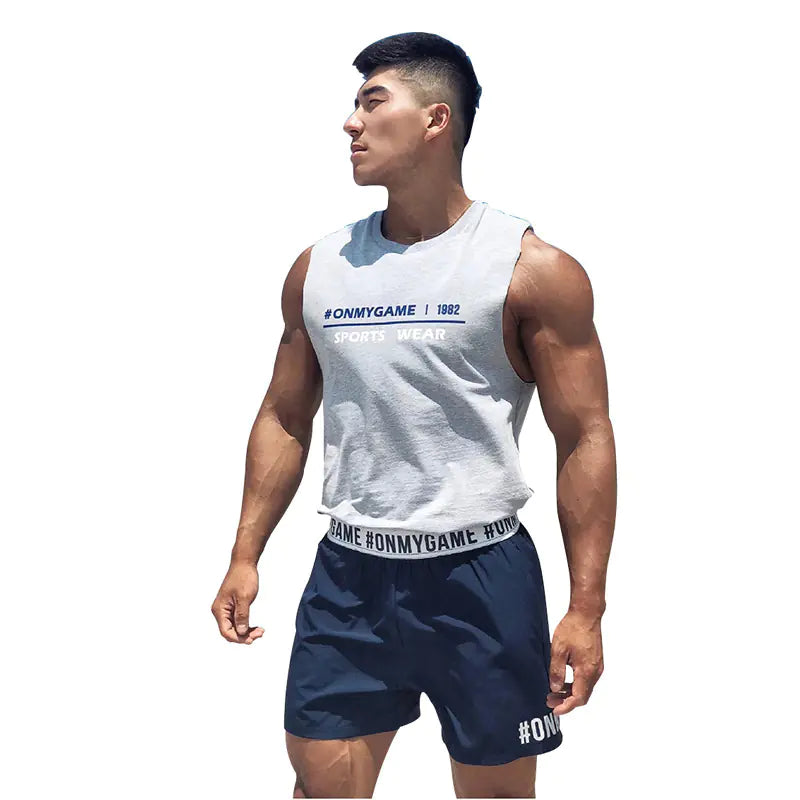 Men's Summer Breathable Running Training Fitness Shorts