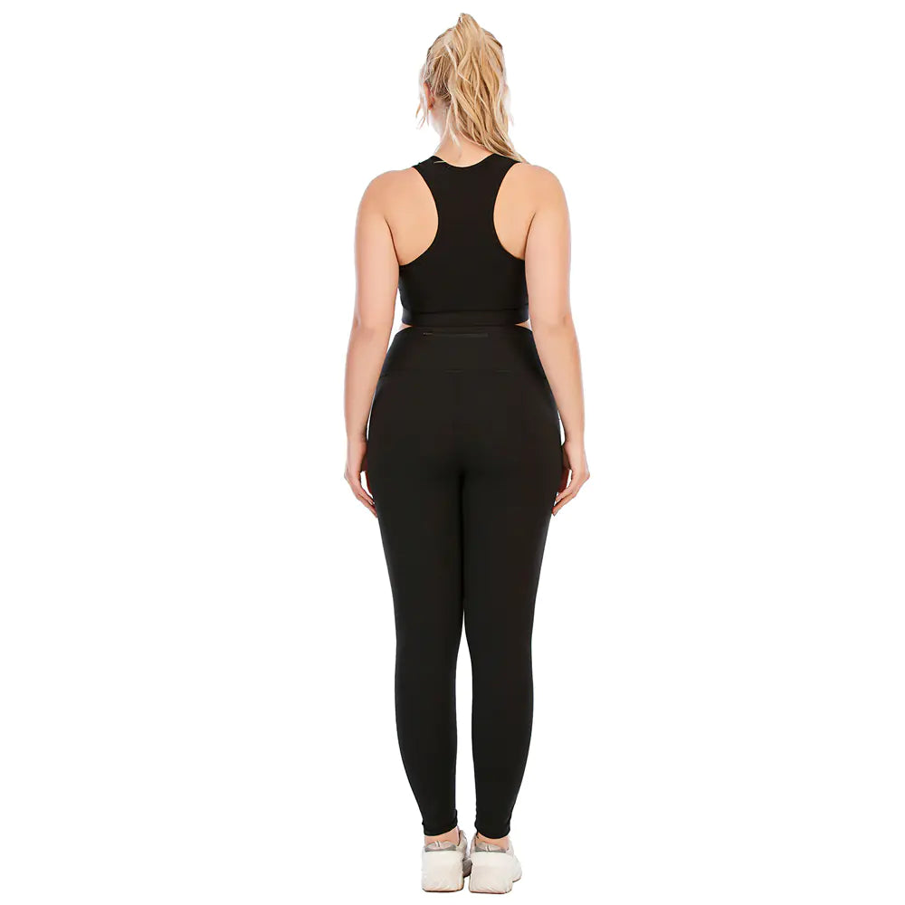Plus Size Women's Yoga and Fitness Sportswear Set