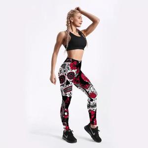 Illumino360 Premium Red and Black Leggings