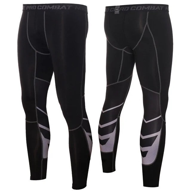 Illumino360 Men's Pro Compression Running Tights: Gym & Basketball