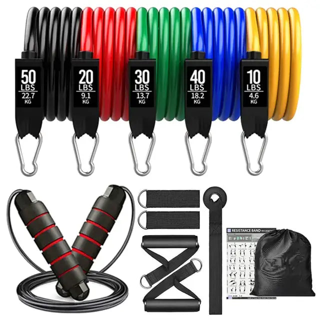 Illumino360 Fitness Exercises Resistance Bands Set