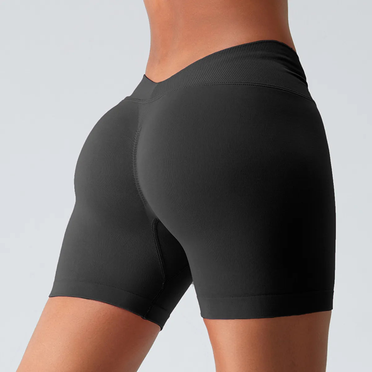 Seamless Hip Raise Yoga Shorts