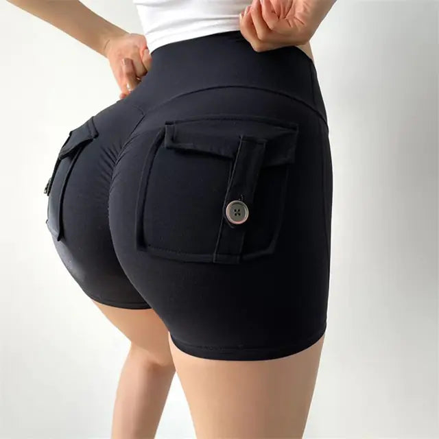 Illumino360 High Waist Workout Push Up Shorts