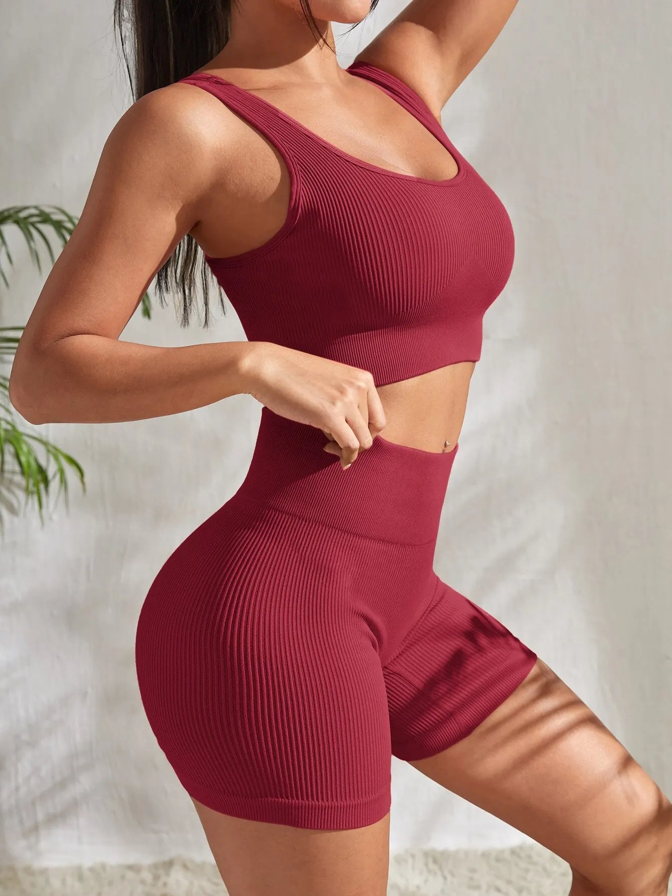 Illumino360 Seamless Ribbed Yoga Sets