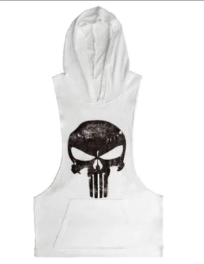 Illumino360Fitness Men's Skull Pattern Gym Hoodie