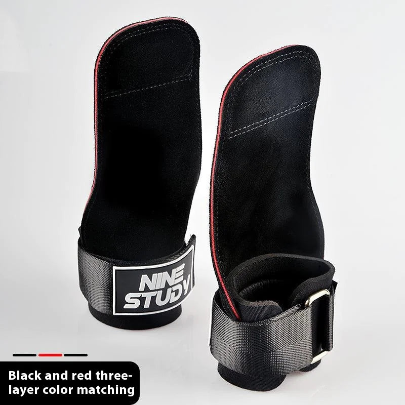 Thick Cowhide Fitness Gloves