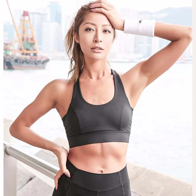 Illumino360 Strap Push Up Sports Bra Athletic Vest for Women