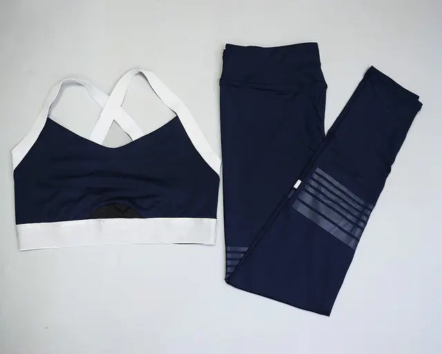 Illumino360Fitness Seamless Set with Sports Bra and High Waist Leggings