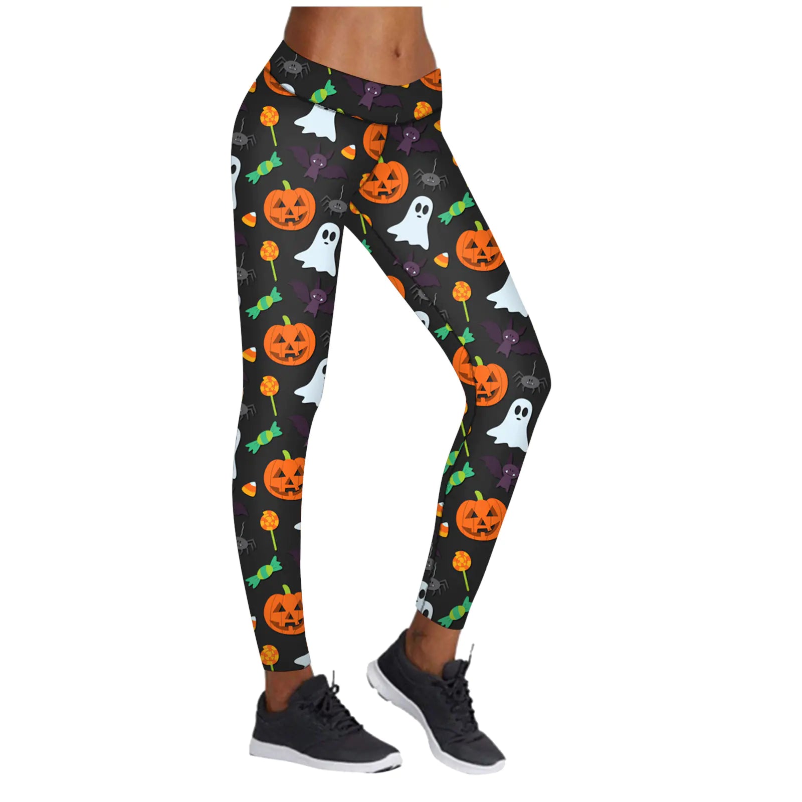 Halloween Printed High Stretch Yoga Leggings