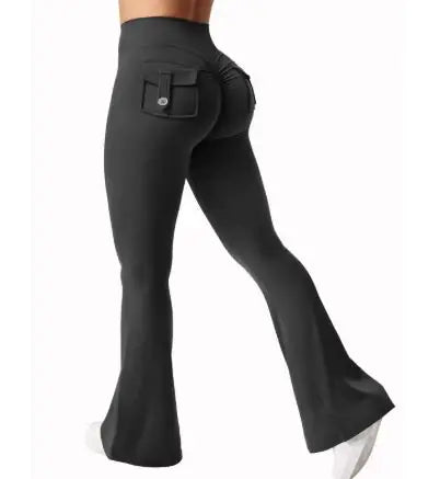 Premium Yoga Flare Leggings with Pocket