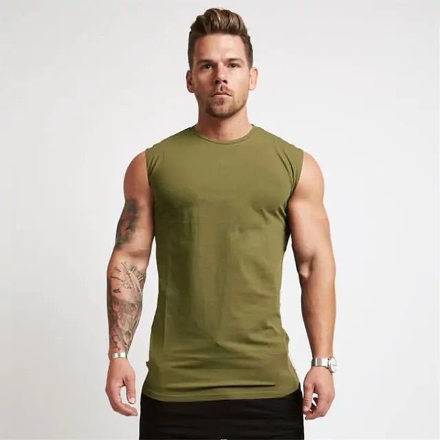 Illumino360's Compression Gym Tank Top for Men