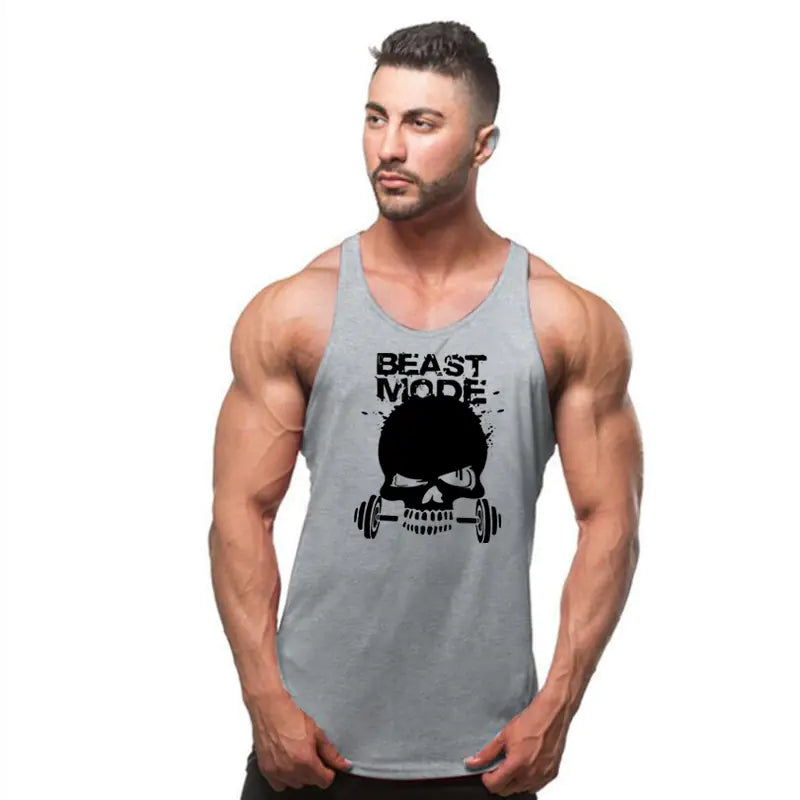 Illumino360Fitness Cotton Men's Beast Mode Stinger for Lifting