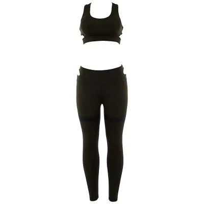 Printed Yoga Fitness Leggings Set