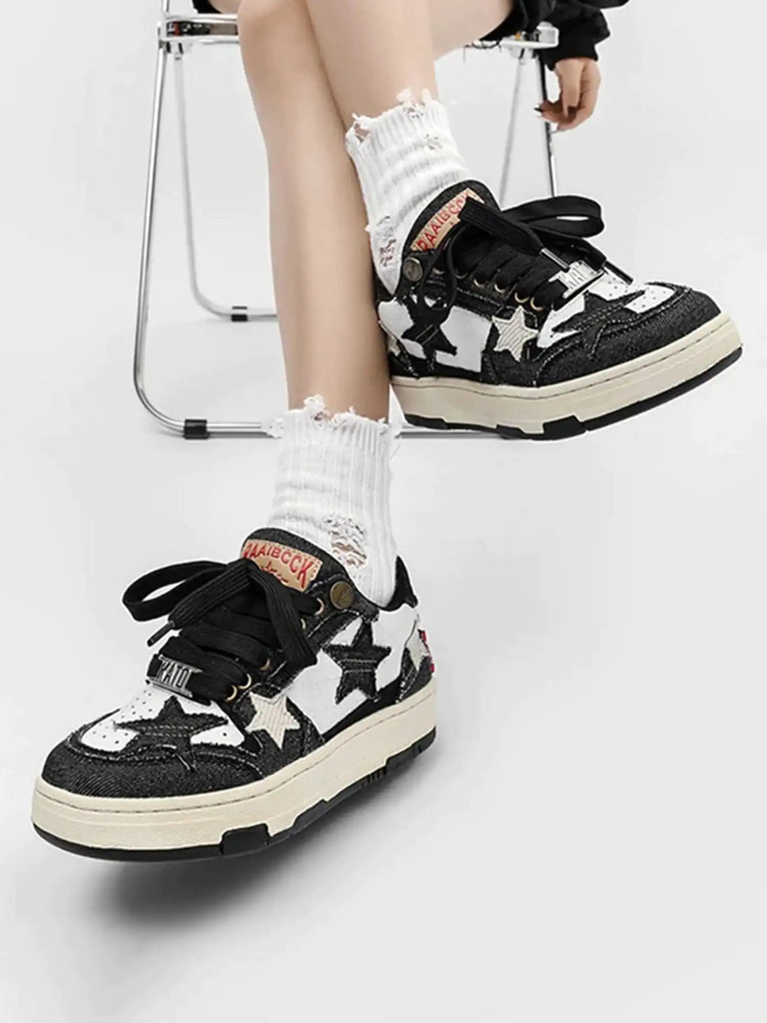 Sneakers by NCTZ Retro Star Skate Shoes