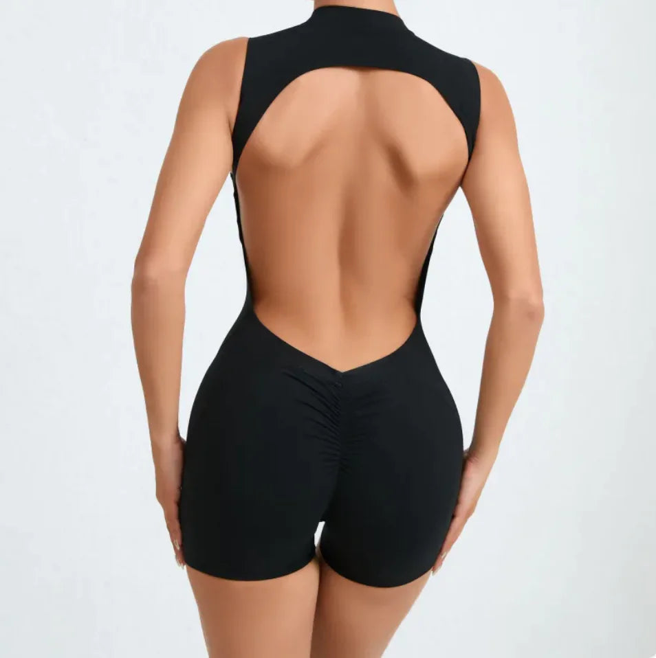 Breezy Backless Yoga Romper