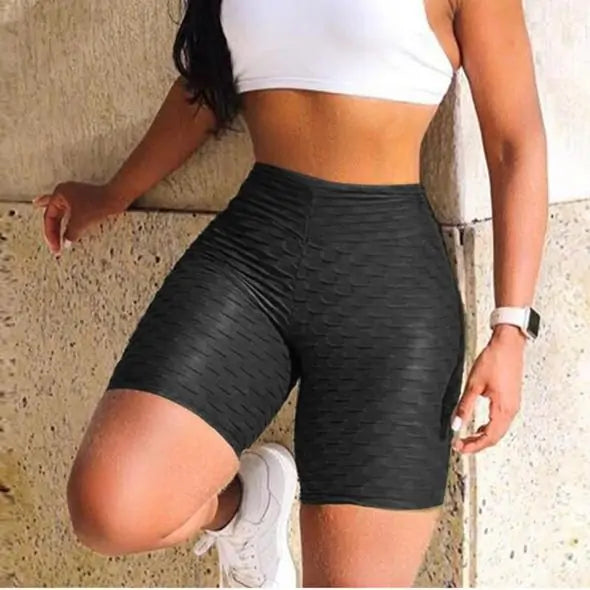 Illumino360 Textured Push Up Fitness Shorts