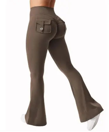 Premium Yoga Flare Leggings with Pocket