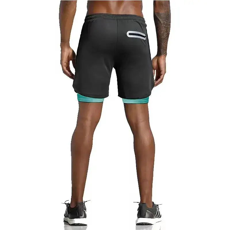 Illumino360 Men's Workout Shorts: Flex Fit