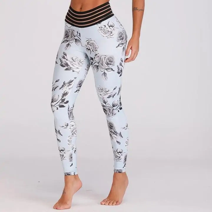 Illumino360 Floral Pocket Push Up Leggings