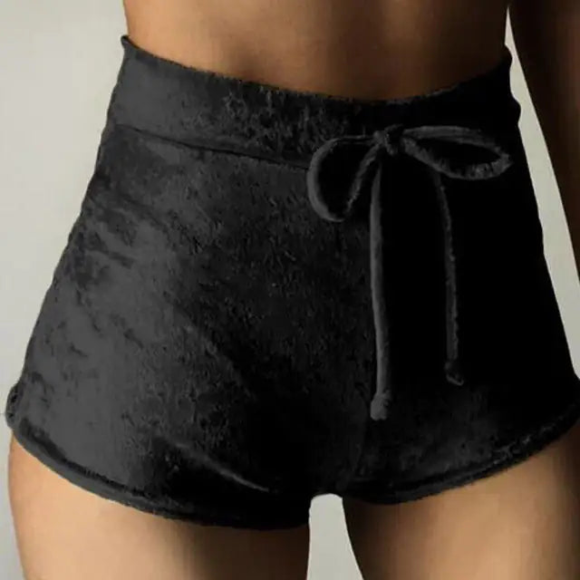 Illumino360 Women's Velvet Booty Shorts