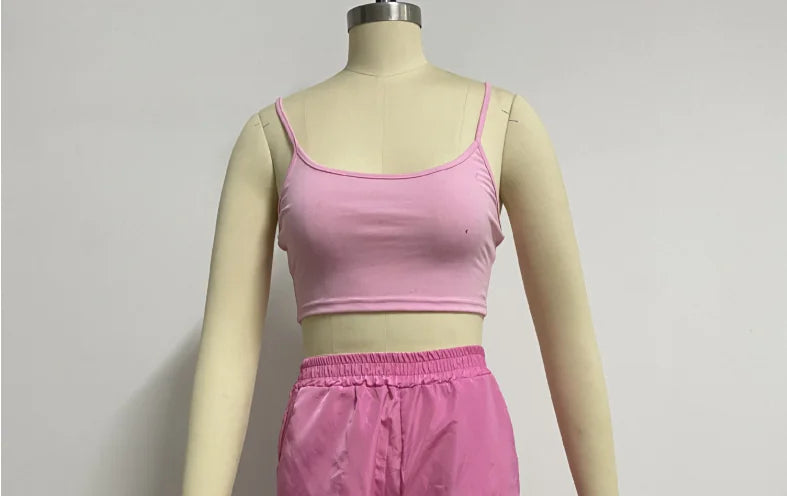 Illumino360Fitness Sleeveless Top & High-Waist Pants