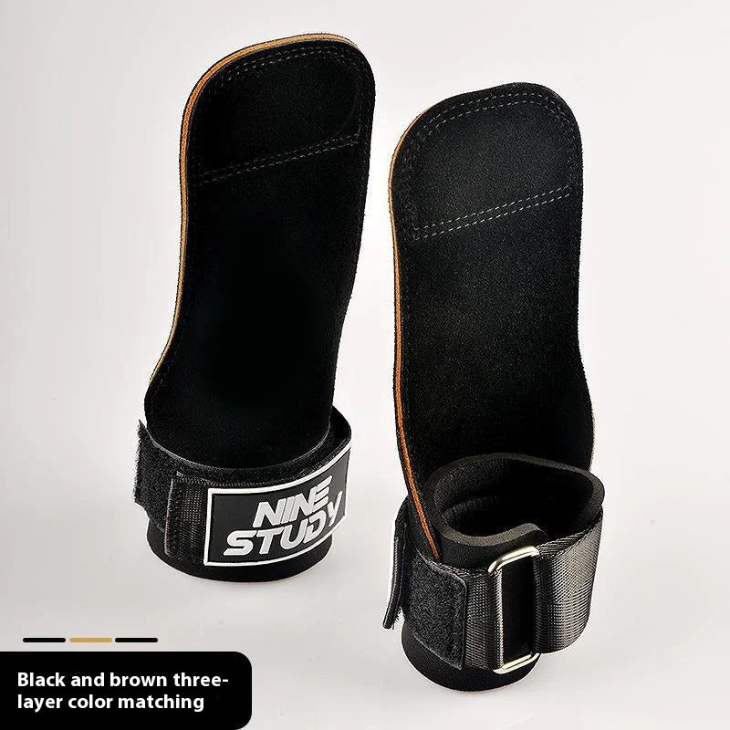 Thick Cowhide Fitness Gloves