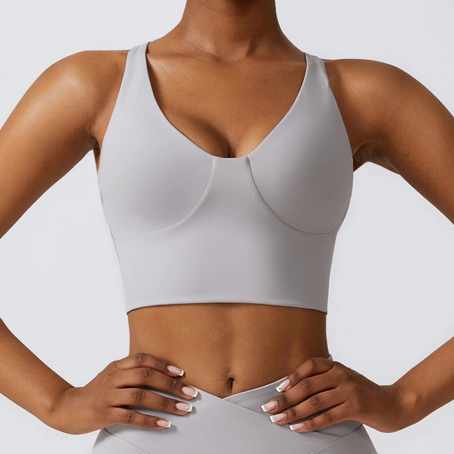 Shockproof Crossback Quick-drying Workout Clothes Running Sports Bra