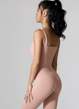 Sports Bra and Yoga Outfit - Two Piece Set