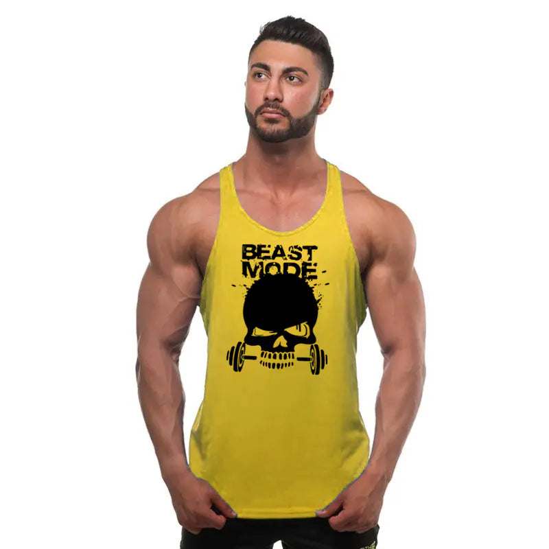 Illumino360Fitness Cotton Men's Beast Mode Stinger for Lifting