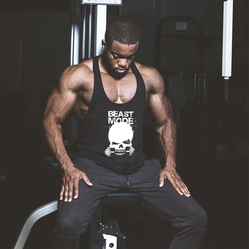 Illumino360Fitness Cotton Men's Beast Mode Stinger for Lifting