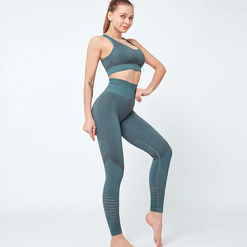 Illumino360 Seamless Yoga Pants High Waist Women Gym