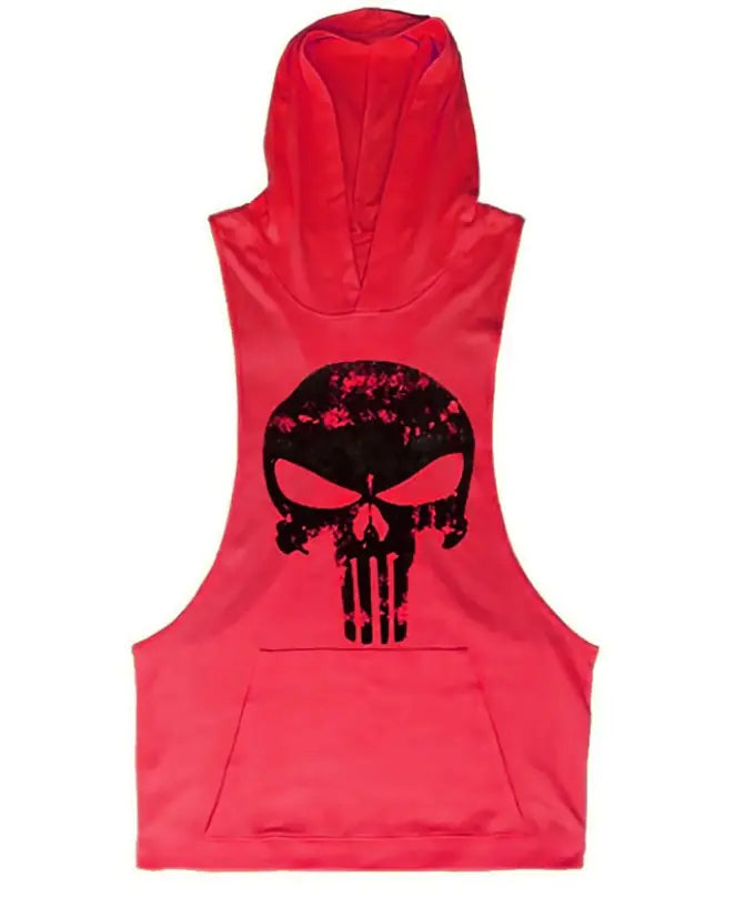 Illumino360Fitness Men's Skull Pattern Gym Hoodie