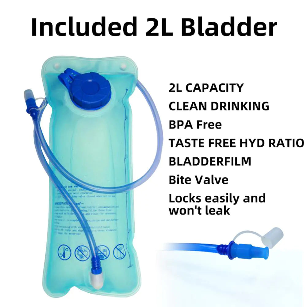 5L Hydration Backpack with Lightweight EVA Water Bag
