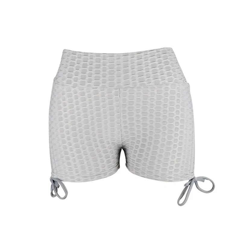Illumino360Fitness Women's Elastic High Waist Workout Shorts