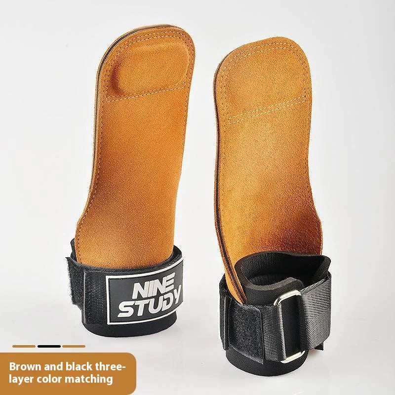 Thick Cowhide Fitness Gloves