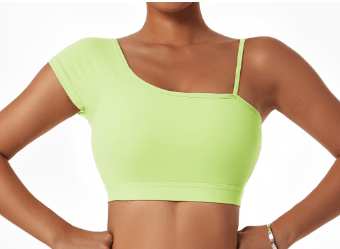 Summer Sexy Oblique Shoulder Yoga Clothes Tops - illumino360.com