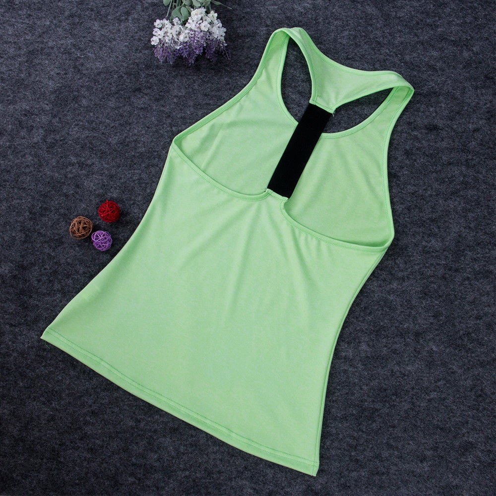 Casual Sleeveless Women Yoga Shirts - illumino360.com