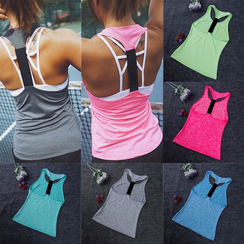 Casual Sleeveless Women Yoga Shirts - illumino360.com