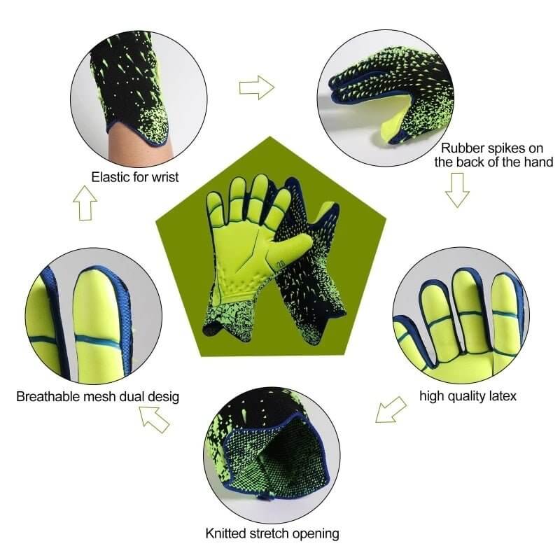 Kids Football Goalkeeper Latex Gloves - illumino360.com