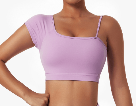 Summer Sexy Oblique Shoulder Yoga Clothes Tops - illumino360.com