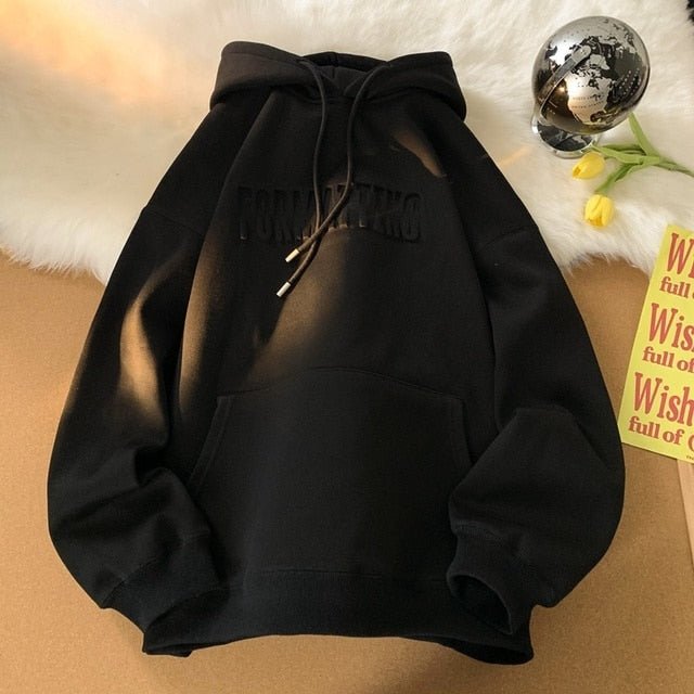 Winter Letter Women Thicken Hoodies - illumino360.com