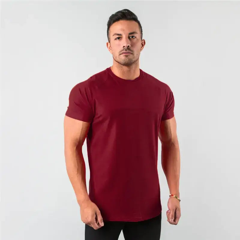 Moisture-Wicking Athletic Men's T-Shirt - Gym or Home Active Wear