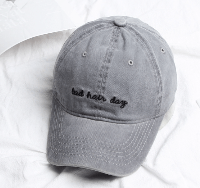 Baseball Cap Bad Hair Day Embroidery Letter - illumino360.com