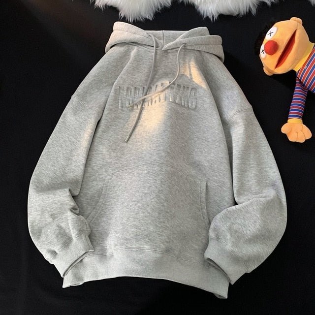 Winter Letter Women Thicken Hoodies - illumino360.com