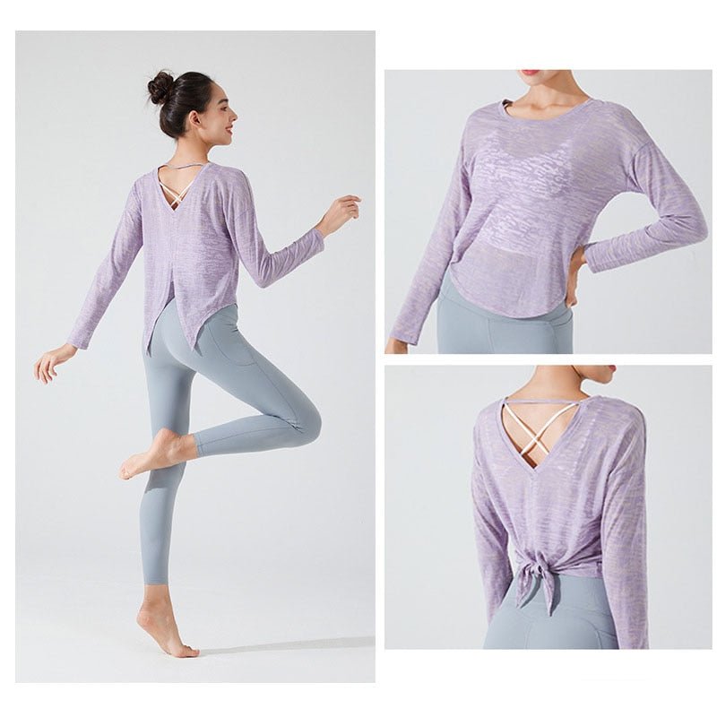 Fitness Loose Sportswear Blouse - illumino360.com