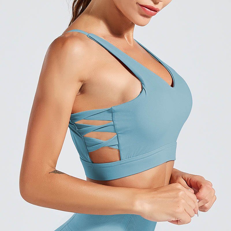 Breathable Fitness Shockproof Sports Bra - illumino360.com