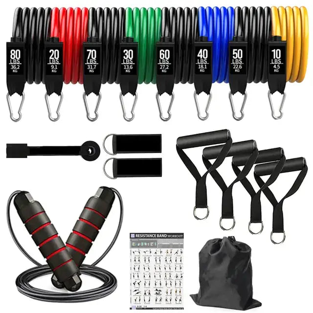 Illumino360 Fitness Exercises Resistance Bands Set